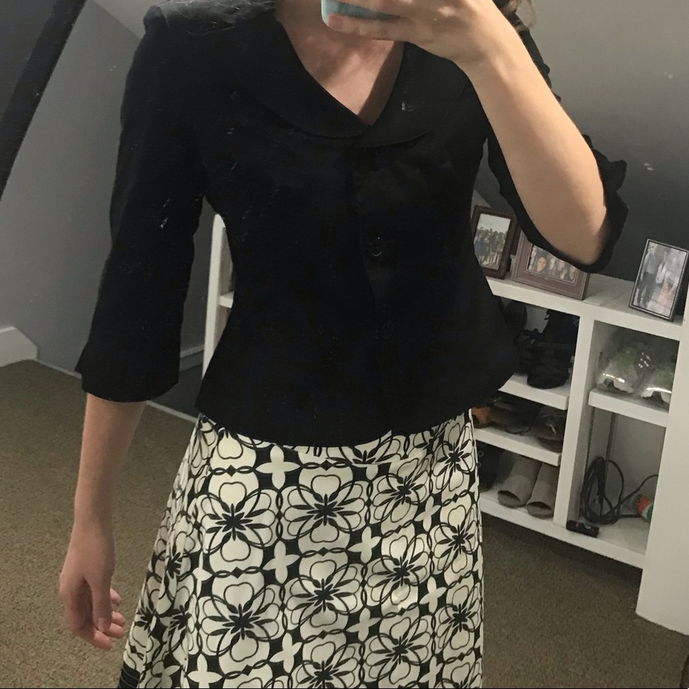 2 piece skirt suit
